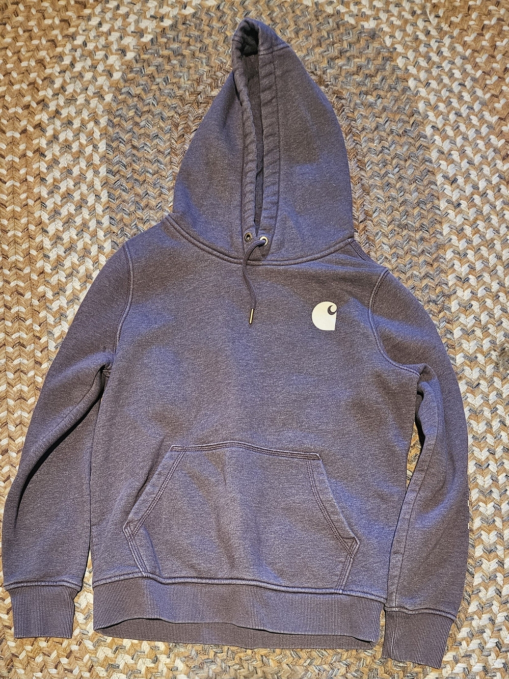 Carhartt Women’s Purple Hooded Logo Sweatshirt